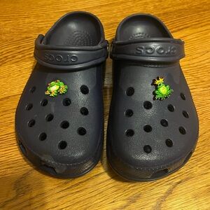 Navy Blue Crocs